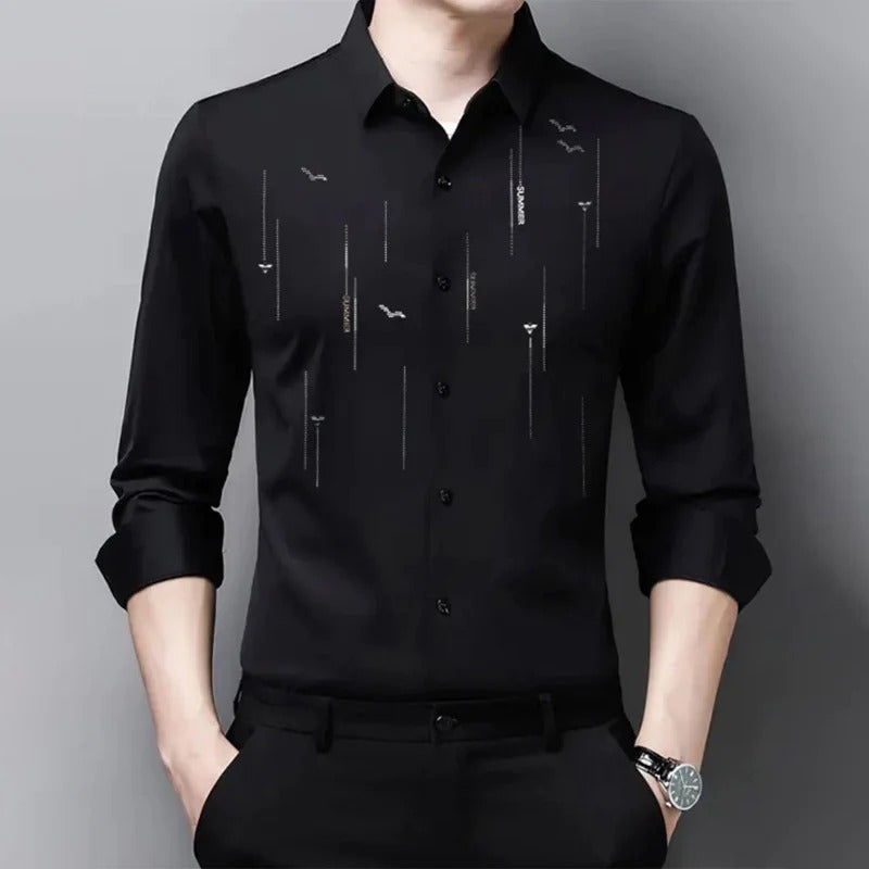 Men's Wrinkle-Free Long Sleeve Shirt