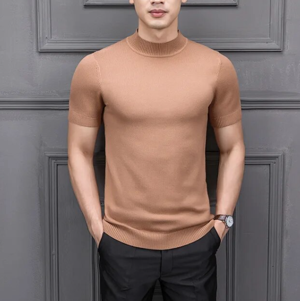 Semi High Collar Sweater
