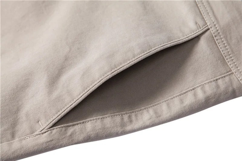 Slim Fit Casual Cotton Men Trousers