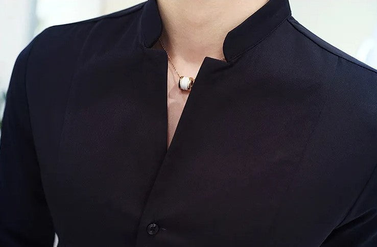 Elegant Slim Fit Long Sleeve Shirt