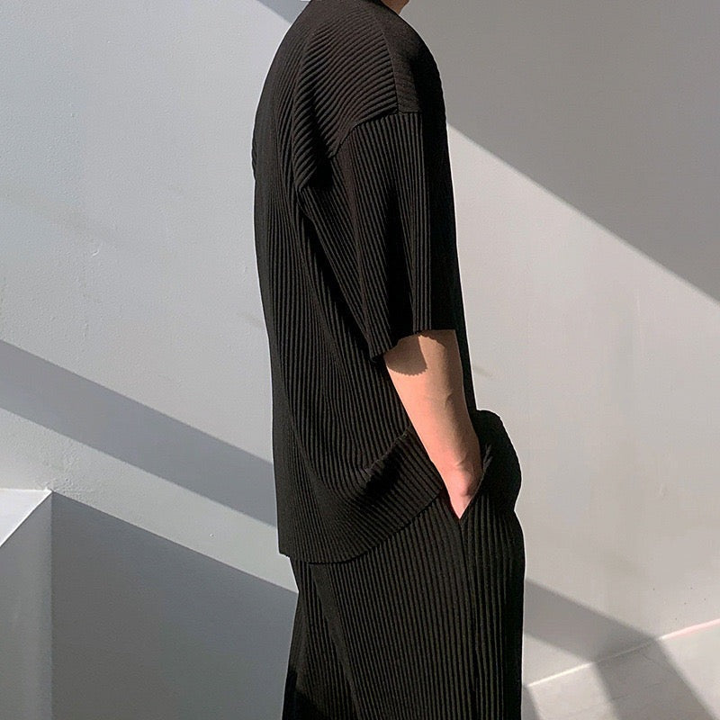 Vacellis Oversize Pleated Shirt