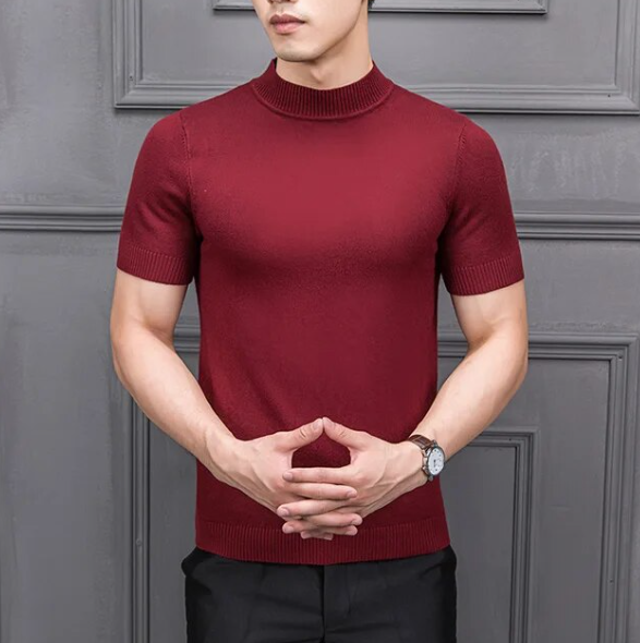 Semi High Collar Sweater