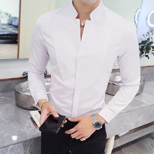 Elegant Slim Fit Long Sleeve Shirt