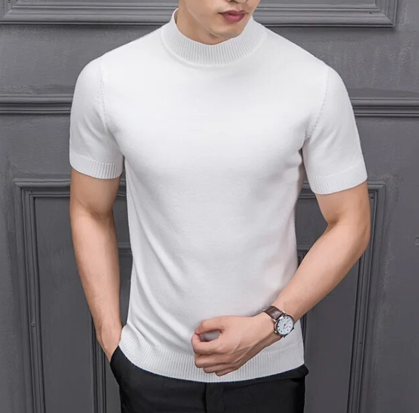 Semi High Collar Sweater