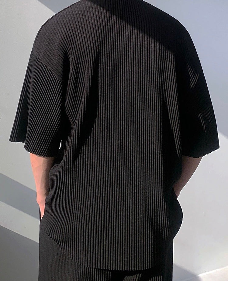 Vacellis Oversize Pleated Shirt