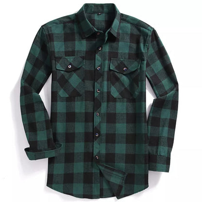 Men's Plaid Long Sleeve
