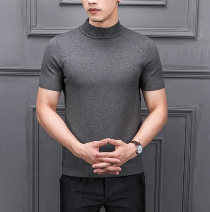 Semi High Collar Sweater