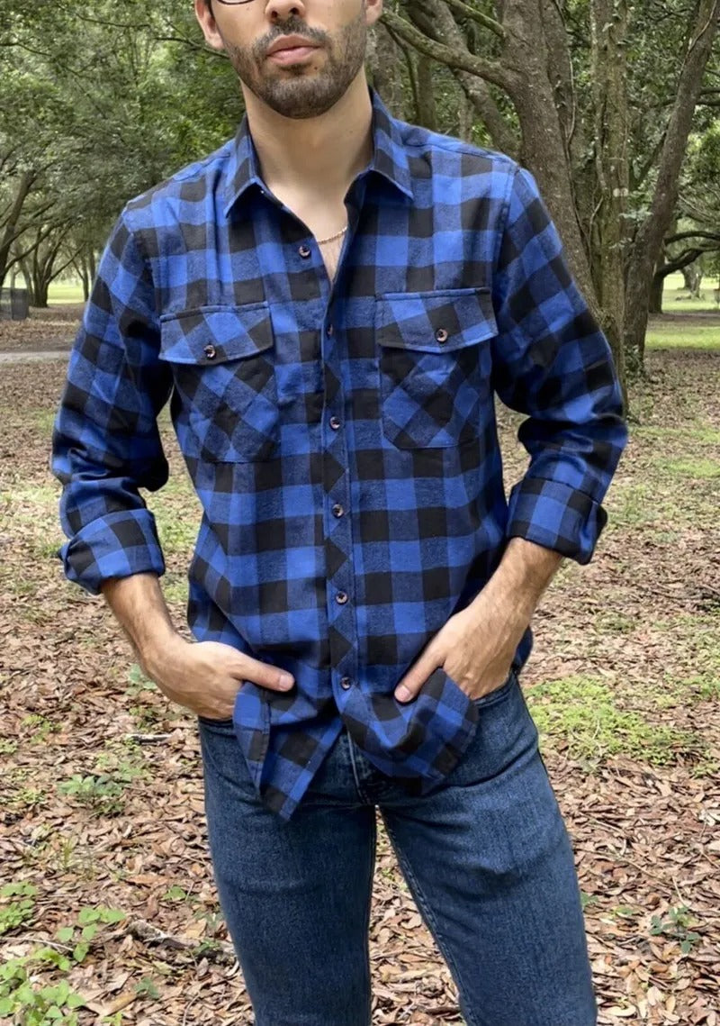 Men's Plaid Long Sleeve
