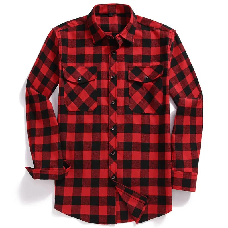 Men's Plaid Long Sleeve