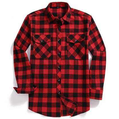Men's Plaid Long Sleeve