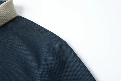 UrbanSharp Lapel T-Shirt - Sleek & Casual