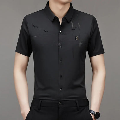MEN'S ICE SILK BUSINESS SHIRT