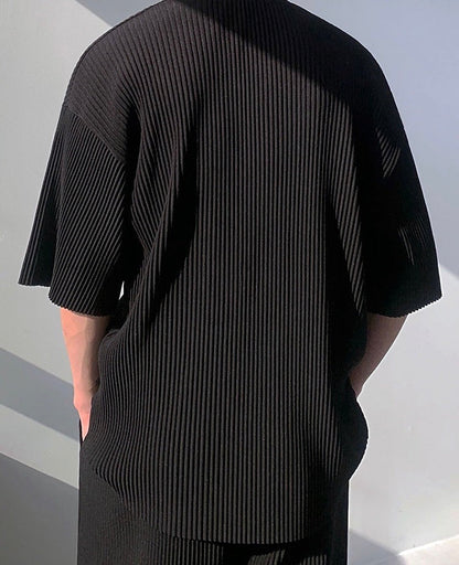 Vacellis Oversize Pleated Shirt