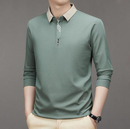 UrbanSharp Lapel T-Shirt - Sleek & Casual